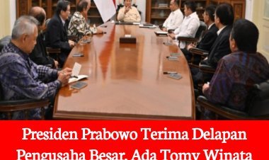 Presiden Prabowo Bahas Ekonomi Nasional dengan Delapan Pengusaha Besar