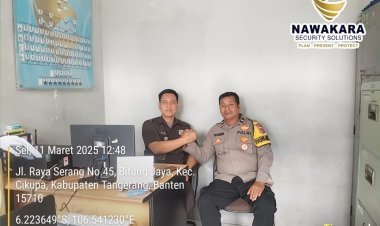 Polsek Cikupa Perkuat Kedekatan dengan Masyarakat melalui Sambang Satpam PT Torabika