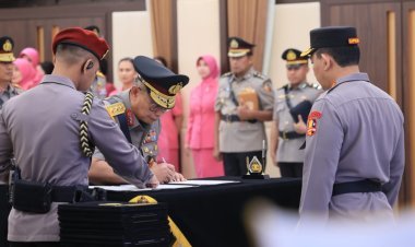 Kapolri Pimpin Sertijab Sejumlah Pejabat Polri, Kadivhumas Polri: Rotasi untuk Perkuat Kinerja Institusi