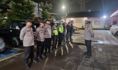 Polsek Cikupa Gelar Apel Ops Cipkon, Perketat Keamanan Wilayah