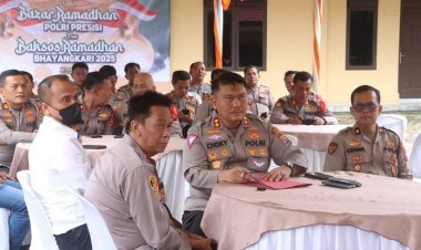Kapolres Simalungun Pimpin Bazar Ramadhan Polri Presisi dan Baksos Ramadhan Bhayangkari 2025