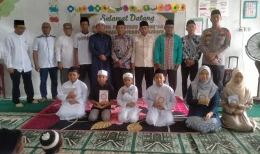 Kapolsek Tanah Jawa Hadiri Pesantren Qur'an di Madrasah Birrul Walidain, Dorong Cinta Al-Quran Sejak Dini