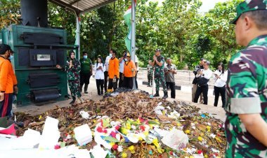 Solusi Sampah Kekinian, Panglima TNI dan Wali Kota Palembang Bahas Mesin Olah Sampah