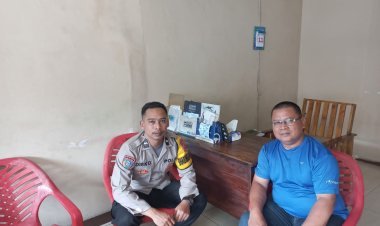Sambang Ketua RW 03, Polsek Cikupa Perkuat Komunikasi dengan Warga