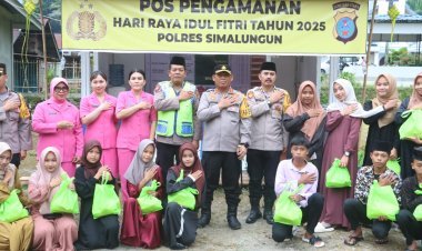 Ramadhan Suci Kapolres Simalungun Hadirkan Kepedulian Melalui Pembagian Takjil Gratis
