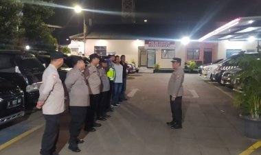 Apel Cipkon di Polsek Cikupa: Antisipasi Gangguan Kamtibmas Jelang Sahur