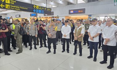 Tinjau Bandara Soetta, Kapolri Instruksikan Jajaran Rutin Patroli Pastikan Pemudik Aman-Nyaman