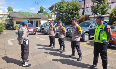 Apel Pagi dan Pengamanan Ibadah Umat Kristiani di Wilayah Hukum Polsek Cikupa