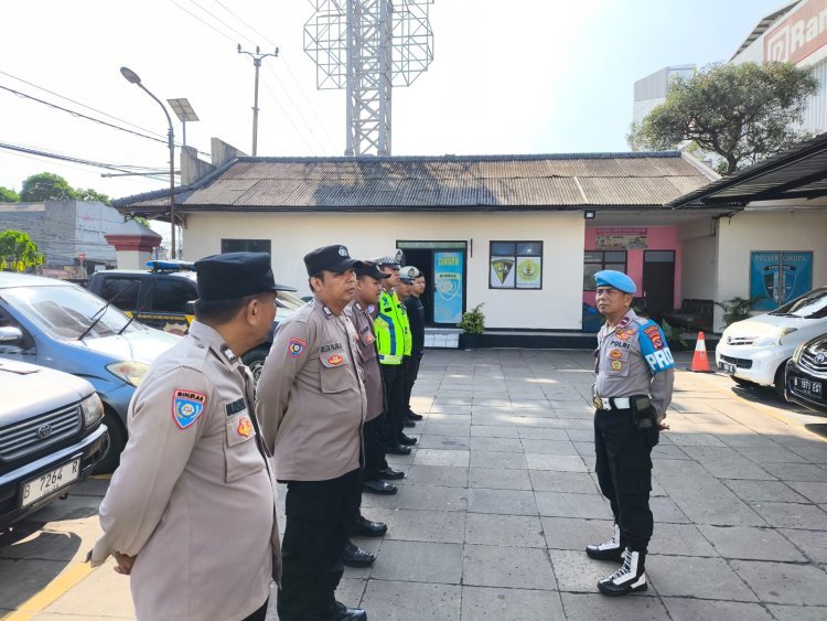 Apel Pagi di Polsek Cikupa Berjalan Lancar, Tahanan dalam Keadaan Aman
