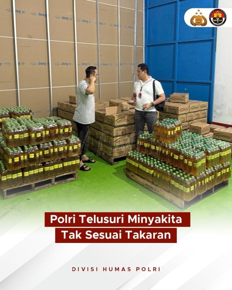 Polri Sidak Pasar, Temukan Dugaan Ketidaksesuaian Isi Minyakita dalam Kemasan Botol