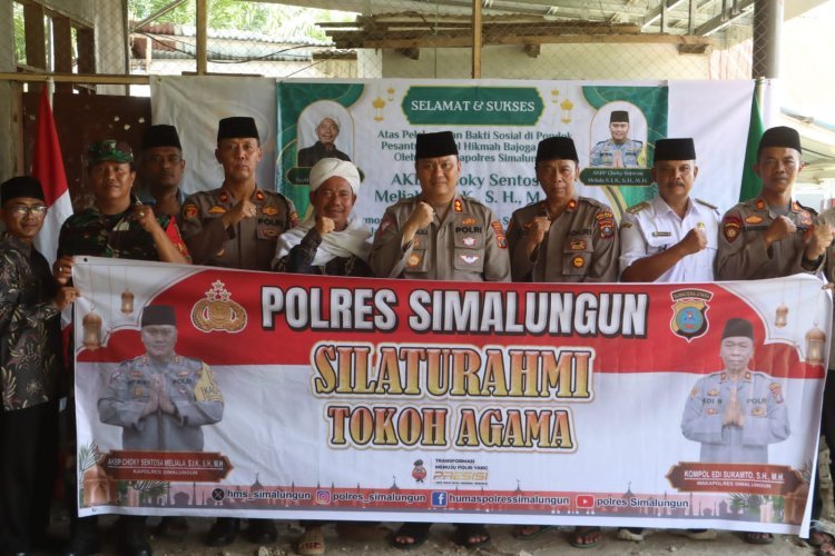 Safari Ramadhan Kapolres Simalungun Bersilaturahmi Dengan Tokoh Agama di Pondok Pesantren Darul Hikmah