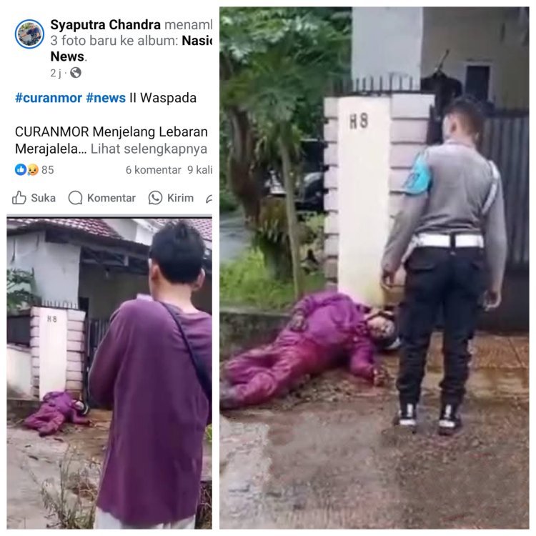 Waspada! Aksi Curanmor Menjelang Lebaran Merajalela