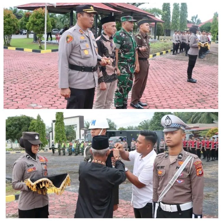Wakil Bupati Aceh Singkil Pimpin Apel Gelar Pasukan Operasi Ketupat 2025