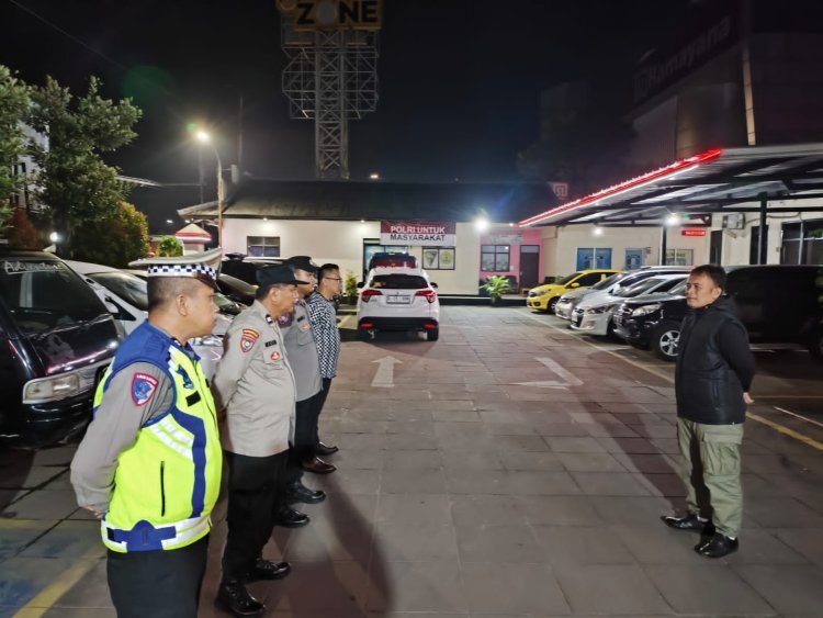 Polsek Cikupa Gelar Apel Ops Cipkon untuk Antisipasi Kejahatan Malam Hari