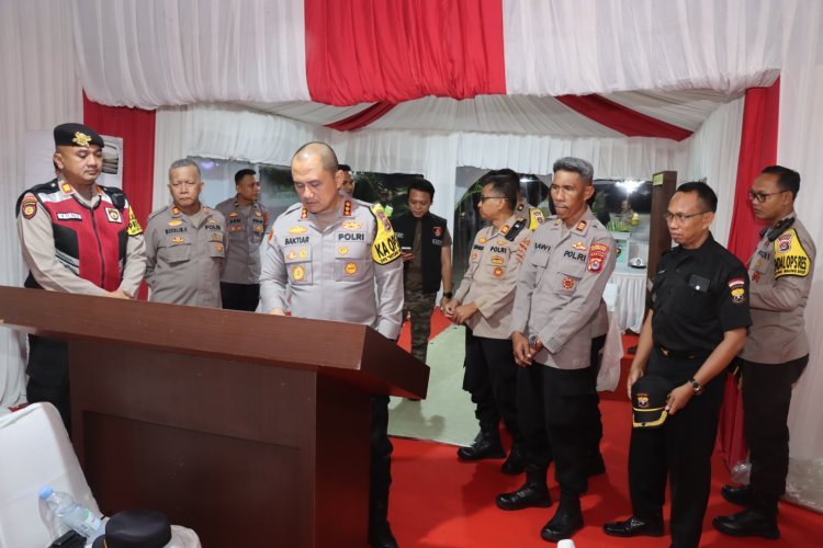 Kapolresta Tangerang Laksanakan Pengecekan Pos Terpadu Citra Raya dalam Rangka Operasi Ketupat 2025