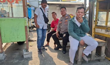 Bhabinkamtibmas Jalin Kedekatan dengan Warga di Desa Talaga