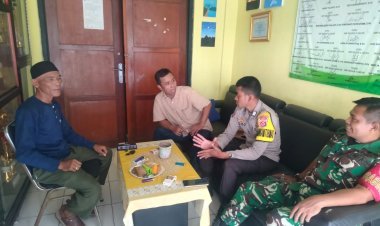 Bhabinkamtibmas Cikupa Sambangi Warga Desa Cibadak, Perkuat Silaturahmi dan Edukasi Kamtibmas