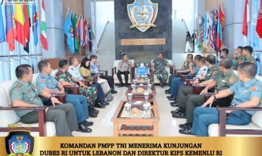 Komandan PMPP TNI Menerima Kunjungan Dubes RI Untuk Lebanon dan Direktur KIPS Kemenlu RI