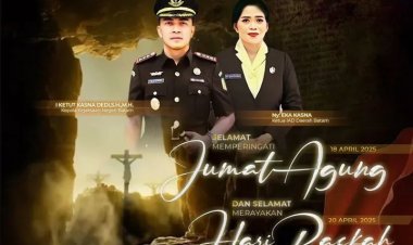 Kejaksaan Negeri Batam dan IAD Daerah Batam Sampaikan Ucapan Jumat Agung dan Paskah 2025