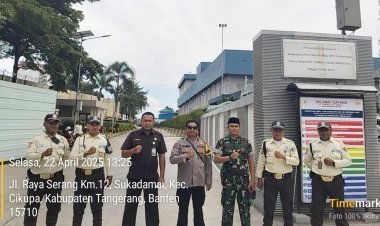 Silaturahmi Sambang Polsek Cikupa dengan Satpam PT Torabika: Jalin Kedekatan, Ciptakan Kamtibmas Kondusif