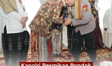 Kapolri Resmikan Pondok Pesantren dan Pererat Silaturahmi Tokoh Agama di Cirebon