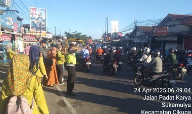 Pengamanan Lalu Lintas Pagi Hari oleh Polsek Cikupa Tingkatkan Rasa Aman Warga