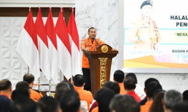 Halal Bihalal Basarnas: Senkom Tegaskan Komitmen dalam Misi Kemanusiaan SAR Nasional