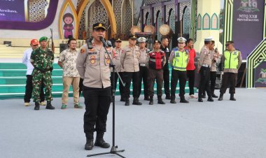 Polresta Tangerang Gelar Apel Pengamanan MTQ XXII Provinsi Banten di Alun-Alun Kabupaten Tangerang