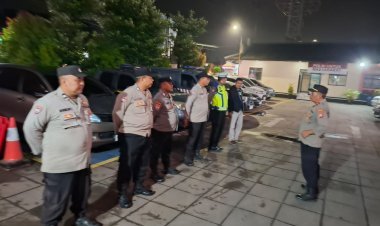 Apel Operasi Cipkon dan Patroli Mobile Polsek Cikupa