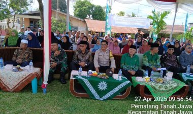 Polsek Tanah Jawa Silaturahmi Syawal Pimpinan Muhammadiyah Pematangsiantar