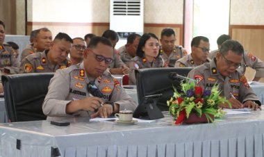 Kapolres Simalungun Ikuti Arahan Kapolda Sumut Terkait Persiapan Pengamanan May Day 2025