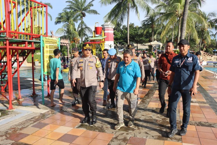 Kapolresta Tangerang Tinjau Keamanan Pasca Lebaran di Water of Wonder Citra Raya Panongan