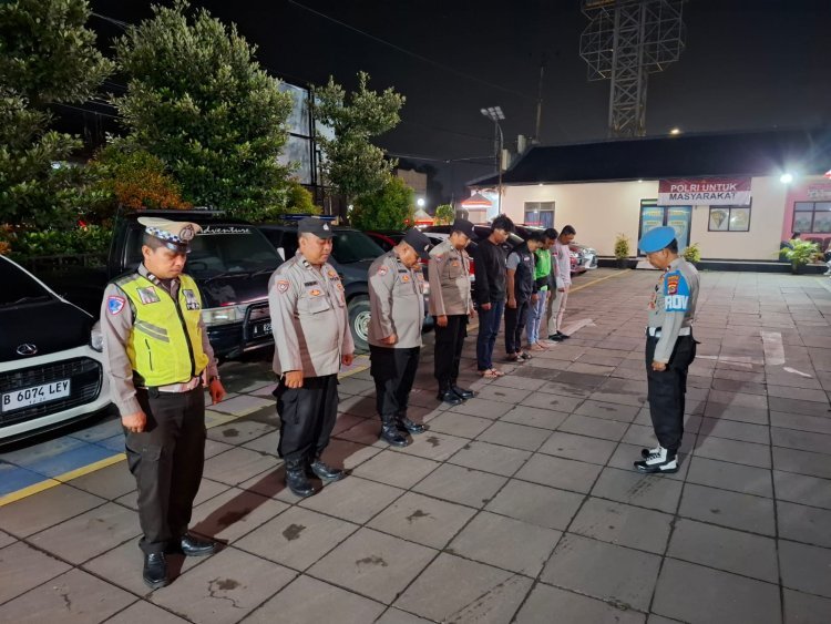 Apel Cipkon Digelar Polsek Cikupa untuk Antisipasi Gangguan Kamtibmas