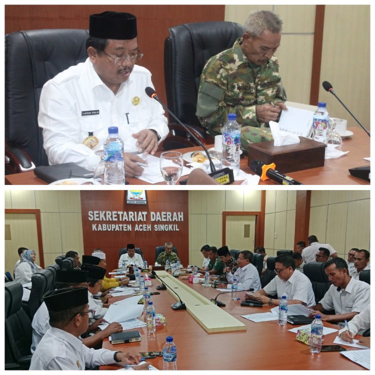 Aceh Singkil Matangkan Persiapan HUT ke-26 Kabupaten: Bupati Pimpin Rapat Bersama Forkopimda
