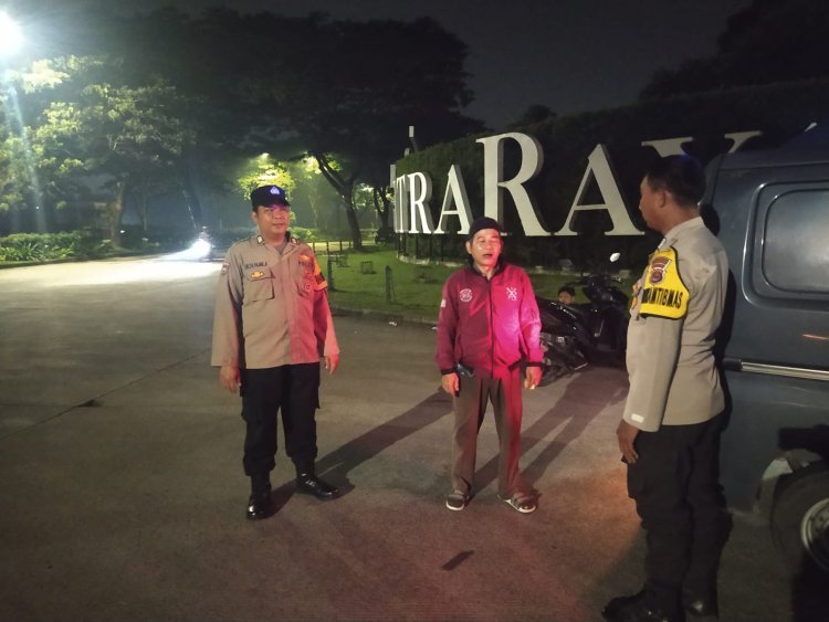Patroli Dini Hari, Polsek Cikupa Antisipasi Gangguan Kamtibmas di Sejumlah Titik Rawan