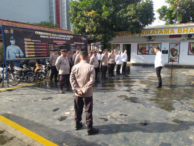 Apel Pagi Polsek Cikupa: Penekanan Disiplin dan Kesiapsiagaan