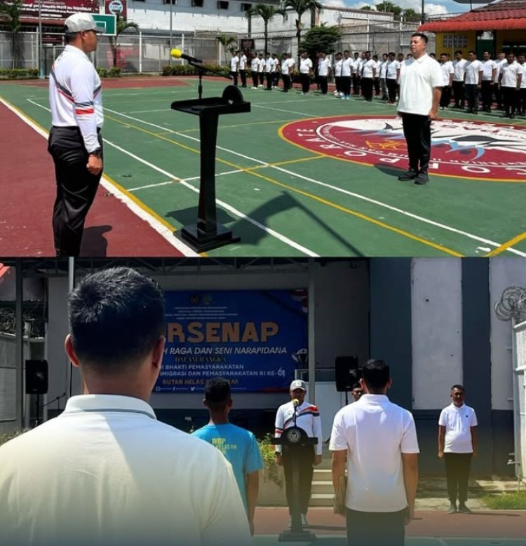 Meriah dan Bermakna, Rutan Batam Rayakan HBP ke-61 Lewat PORSENAP 2025