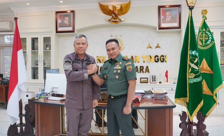 Perkuat Sinergi, Pangdam I/BB Kunjungi Dua Institusi Penegak Hukum di Medan