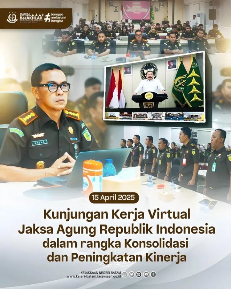 Kejari Batam Hadiri Arahan Jaksa Agung, Dukung Visi Indonesia Emas 2045