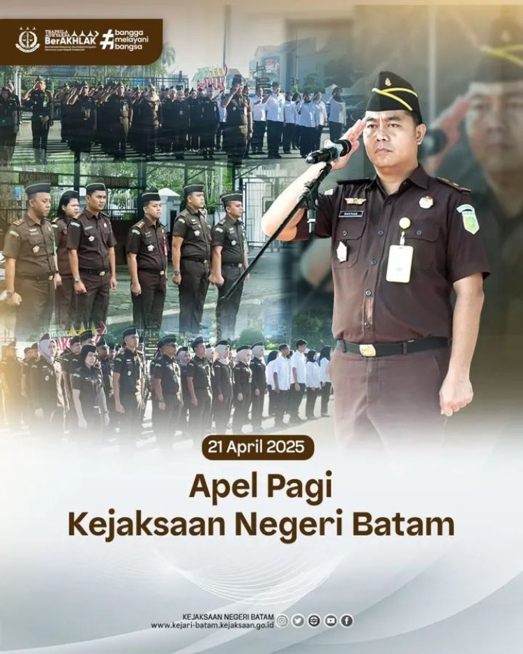 Senin Semangat: Kejaksaan Negeri Batam Gelar Briefing Internal Usai Apel Pagi