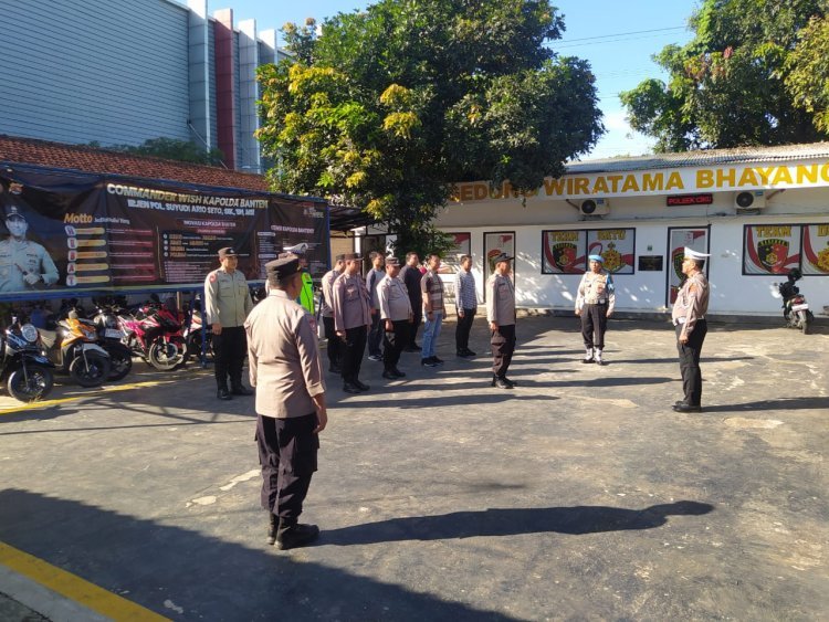 Polsek Cikupa Apel Pagi dan Monitoring Kamtibmas Berjalan Lancar
