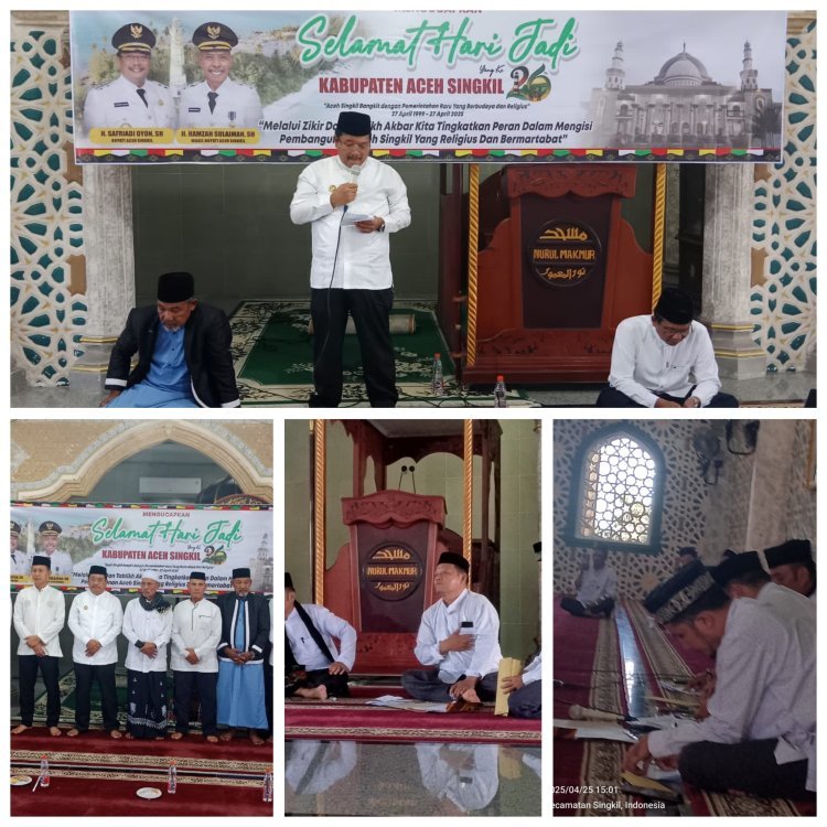 Lomba Azan Semarakkan HUT ke-26 Aceh Singkil Usai Tabligh Akbar