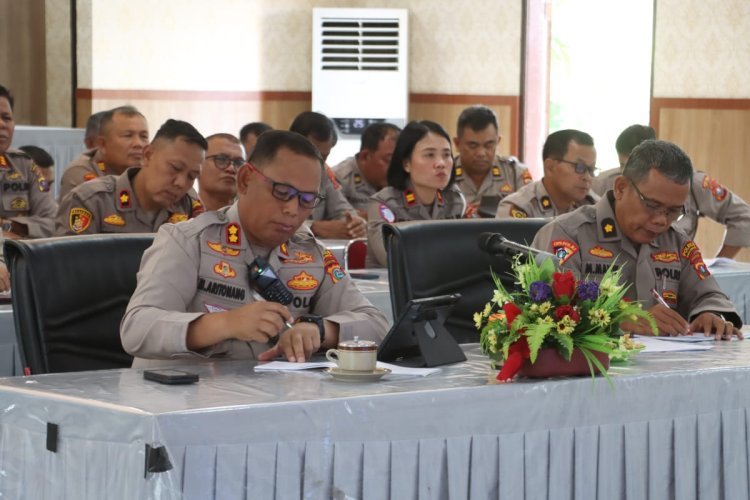 Kapolres Simalungun Ikuti Arahan Kapolda Sumut Terkait Persiapan Pengamanan May Day 2025