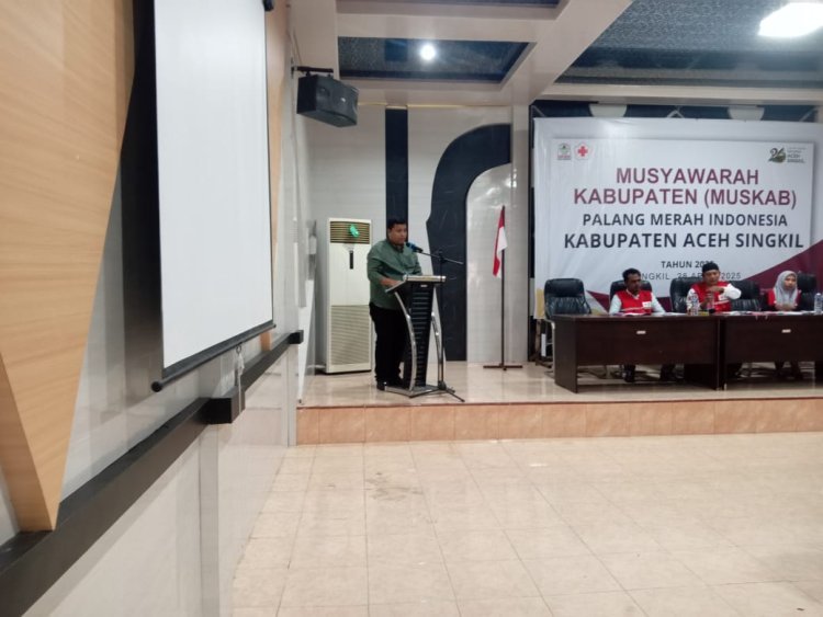 Hidayat Riadi Manik Resmi Nakhodai PMI Aceh Singkil: Era Baru Penguatan Kemanusiaan dan Kesiapsiagaan Bencana Dimulai