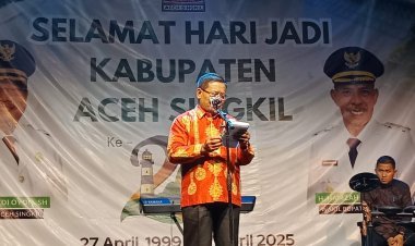 Bupati H. Safriadi Oyon, SH Resmi Menutup Peringatan HUT ke-26 Aceh Singkil