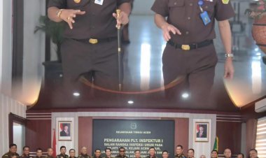 Kejati Aceh Terima Kunjungan Plt. Inspektur I Jampidsus dalam Rangka Inspeksi Umum