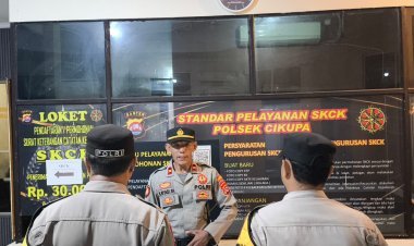 Polsek Cikupa Laksanakan Apel Ops Cipkon dan Patroli Dini Hari