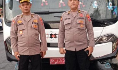 Polres Simalungun Kirim 50 Personel Amankan Kunjungan Wakil Presiden Gibran Rakabuming Raka di Humbahas