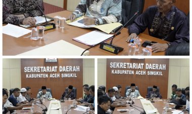 Bupati Aceh Singkil Pimpin Rapat Pembentukan Koperasi Merah Putih