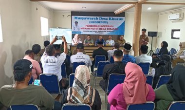 PEMBENTUKAN KOPERASI MERAH PUTIH DESA CIBADAK: WUJUD KOLABORASI UNTUK KEMAJUAN DESA